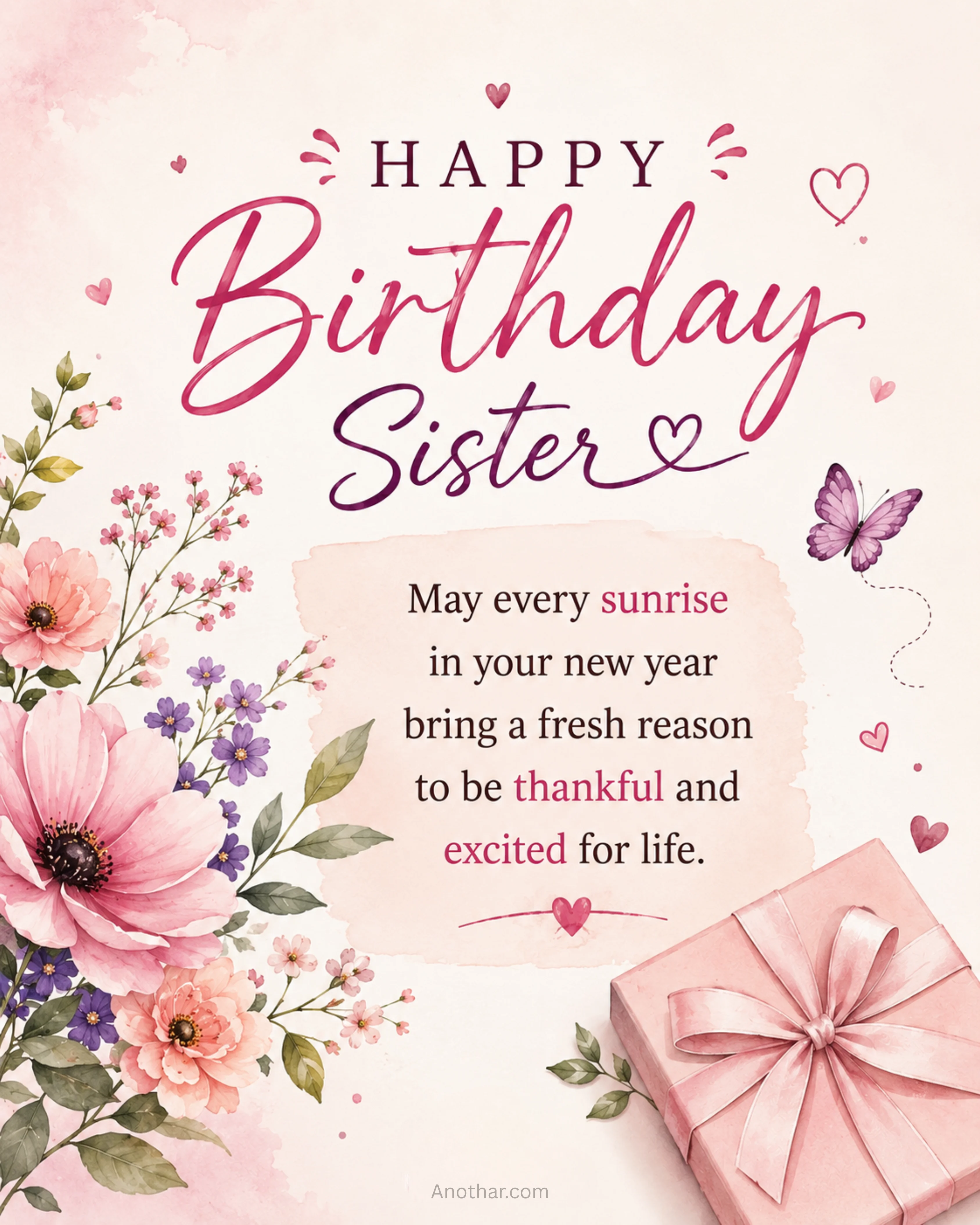 Birthday Wishes for Sister